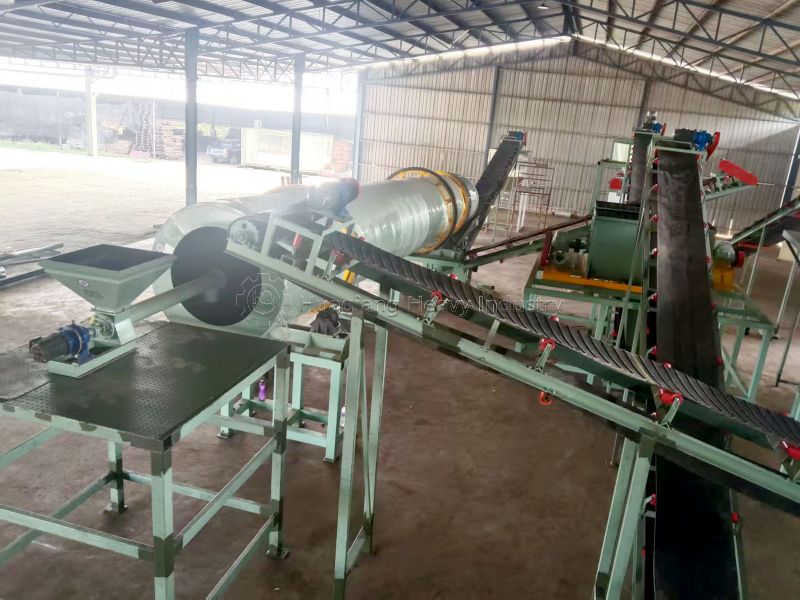 double roller extrusion granulation production line